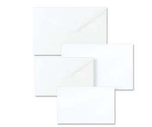 Scatola 100 biglietti + 100 buste - Dalmazia - bianco - 75 x 112 mm - Rex Sadoch - 8304 - 8004999830404 - DMwebShop - 1