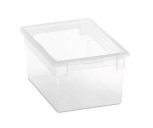 Contenitore multiuso Light Box M/2 - 19,5 x 28 x 13,2 cm - 6 lt - plastica - trasparente - Terry - 1001969 - 8005646019692 - DMwebShop - 1