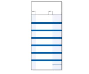 Blocco comande a 7 tagliandi - 10 x 22 cm - 25 x 2 cm - 25 fogli x 2 copie autoricalcanti - conf. 5 pezzi - BM - 0100423 - 8008234004230 - DMwebShop - 1