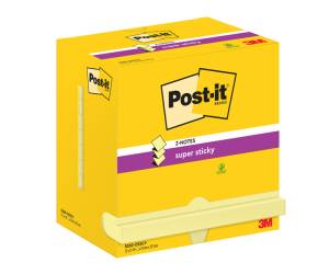 Blocco Super Sticky Z Notes - giallo Canary - 76 x 127 mm - 90 fogli - conf. 12 pezzi - Post-it - 7100290171 - 4064035065829 - DMwebShop - 1