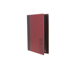 PortaMenu Trendy 1 inserto doppio incluso A4,24 x 34 cm bordeaux - 9582 - 1