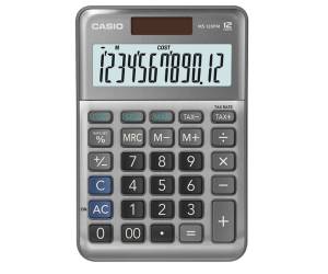 Casio Calcolatrice da tavolo MS-120FM - 12 cifre - grigio - Casio - MS-120FM-WA-EP - 4549526615436 - DMwebShop - 1