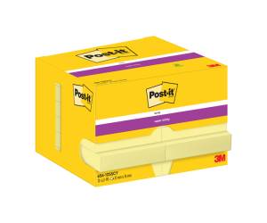 Blocco foglietti Super Sticky - giallo Canary - 47,6 x 76 mm - 90 fogli - conf. 12 pezzi - Post-it - 7100290169 - 4064035065768 - DMwebShop - 1