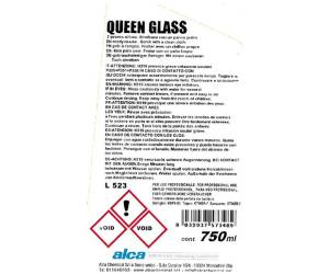 Detergente per vetri Queen Glass - profumo gradevole - trigger da 750 ml - Alca - ALC525 - 8032937573489 - DMwebShop - 1