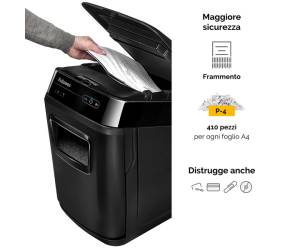 Distruggidocumenti AutoMax 130C - a frammenti - 32 lt - Fellowes - 4680102-99 - 43859683741 - DMwebShop - 4