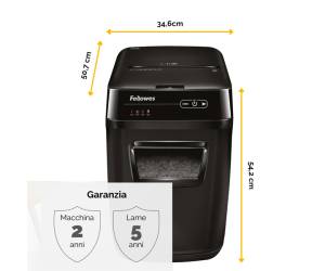 Distruggidocumenti AutoMax 130C - a frammenti - 32 lt - Fellowes - 4680102-99 - 43859683741 - DMwebShop - 5