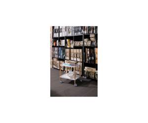 Carrellino multiuso 50 x 36 x 55 cm PPL faggio bianco faggio - 8823 - 1