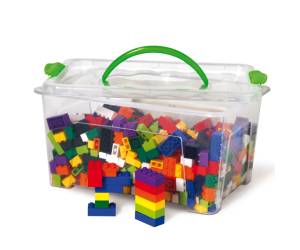 Mattoncini Micro da costruzione in ABS colori assortiti bauletto da 580 pezzi - 9054 - 1