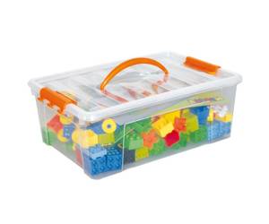 Mattoncini Midi da costruzione in ABS colori assortiti bauletto da 220 pezzi - 9024 - 3