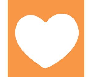 Fustella motivo cuore dimensione sagoma 50 mm - 8878 - 1