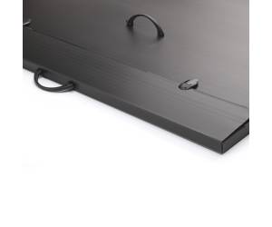 Valigetta Polionda Every Line Total Black 36,5 x 56,5 cm dorso 5,5 cm Favorit - 8050 - 1