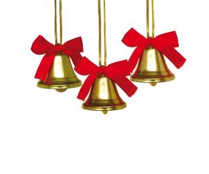 Campanellini - dimensione 22 mm - in metallo - oro - conf. 10 pezzi - Deco - 11491 - 8004957114911 - DMwebShop - 1