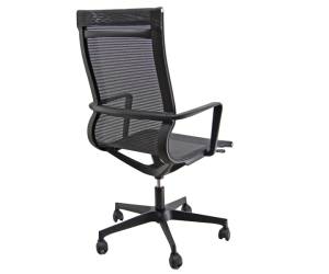 Poltrona direzionale Tekno TKNA schienale alto e braccioli inclusi nero - 7961 - 1