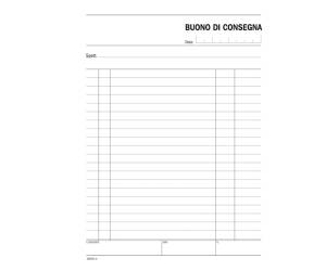 Blocco buoni consegna - 148 x 215 mm - 100 fogli - conf. 5 pezzi - Data Ufficio - DU164420000 - 8008842585275 - DMwebShop - 1