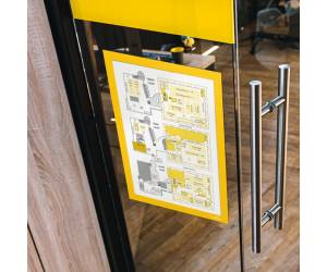 Cornice espositiva Duraframe A4,21 x 29,7 cm giallo - 11927 - 1