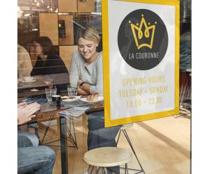 Cornice espositiva Duraframe A4,21 x 29,7 cm giallo - 11927 - 2