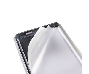 Espositore con cornice a scatto alluminio da pavimento A4 - 11914 - 1