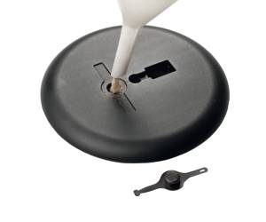 Espositore con cornice a scatto alluminio da pavimento A4 - 11914 - 3