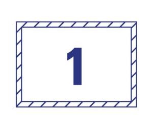 Etichette adesive per finestre in carta con pellicola laser rimovibili bianco - 11102 - 1