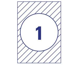 Etichette adesive per finestre in carta con pellicola laser rimovibili bianco - 11099 - 1