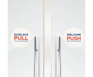 Etichette adesive per finestre in carta con pellicola laser rimovibili bianco - 11099 - 2