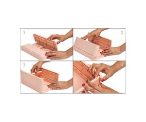 Scatola pieghevole The Smart Case midi Skandi - 27,6 x 18,8 x 12 cm - nude - Exacompta - 27131D - 9002493271319 - DMwebShop - 2