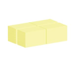 Blocco foglietti Notes 655 CY VP24 - 76 x 127 mm giallo Canary 100 fogli confezione 24 blocchi - 11688 - 1