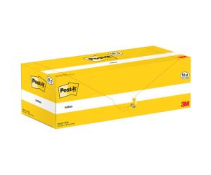 Blocco foglietti Notes 655 CY VP24 - 76 x 127 mm giallo Canary 100 fogli confezione 24 blocchi - 11688 - 2