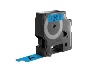 Nastro D1 standard 458060,19 mm x 7 mt PL nero blu - 10928 - 1
