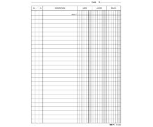 Schede in cartoncino dare-avere-saldo - 21 x 15 cm - conf. 100 pezzi - Edipro - E3336BL - 8023328333614 - DMwebShop - 1