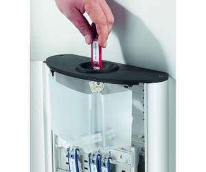 Cassetta portachiavi da parete Key Box Plus 30,2x40x11 - 8 cm 54 posti grigio - 10435 - 1