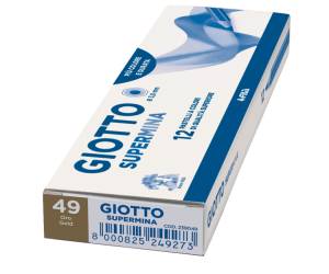 Pastello Supermina - mina 3,8 mm - oro 49 - conf. 12 pezzi - Giotto - 23904900 - 8000825045448 - DMwebShop - 1