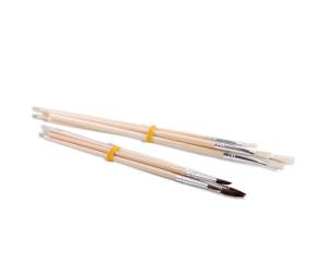 Pennelli e Portapennelli in ppl astuccio con 5,5 pennelli - 11035 - 1