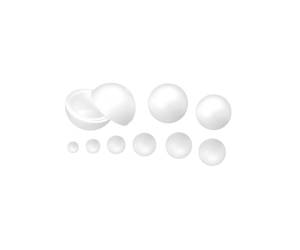 Sfera polistirolo espanso diametro 90 mm - 11263 - 1