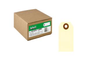 Etichette per spedizioni permanente - 80 x 38 mm - avana - conf. 1000 pezzi - Lebez - 80052 - 8007509057292 - DMwebShop - 1