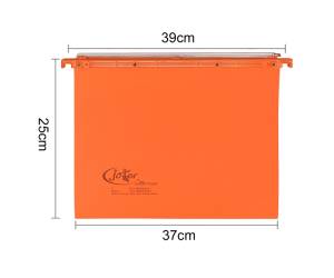 Cartella sospesa Joker - cassetto - interasse 39 cm - fondo U 3 cm - 37 x 25 cm - arancio - conf. 25 pezzi - Bertesi - 400/395 Link 3-A2 - 8058983261613 - DMwebShop - 1