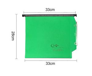 Cartella sospesa Joker - armadio - interasse 33 cm - fondo U 3 cm - 32,6 x 28 cm - verde - conf. 25 pezzi - Bertesi - 414F Link 3-A6 - 8058983262023 - DMwebShop - 1