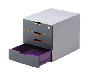 Cassettiera Varicolor Safe 28 x 29,2 x 35,6 cm 4 cassetti - 11903 - 1