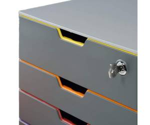 Cassettiera Varicolor Safe 28 x 29,2 x 35,6 cm 4 cassetti - 11903 - 3