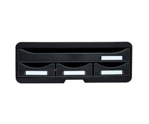 Cassettiera Toolbox 27 x 35,5 x 13,5 cm 4 cassetti nero - 10499 - 1