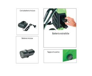 Pompa a zaino Futura a batteria 8 lt - 10053 - 1