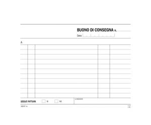 Blocco buoni di consegna - 50-50 copie autoricalcanti - 11,5 x 16,5 cm - conf. 5 pezzi - Data Ufficio - DU161570000 - 8008842585077 - DMwebShop - 1