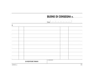 Blocco buoni di consegna - 33-33-33 copie autoricalcanti - 11,5 x 16,5 cm - conf. 5 pezzi - Data Ufficio - DU161583300 - 8008842585114 - DMwebShop - 1