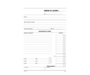 Blocco interventi a domicilio del cliente - 50-50 copie autoricalcanti - 21,5 x 14,8 cm - Data Ufficio - DU16577C000 - 8008842585367 - DMwebShop - 1