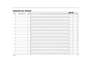 Blocco presenze mensili - 25-25 copie autoricalcanti - 14,8 x 21,5 cm - Data Ufficio - DU16731C000 - 8008842585305 - DMwebShop - 1