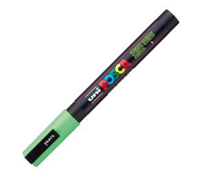 Marcatore Uni Posca PC3M punta fine 0,9-1,3 mm verde chiaro - 10553 - 1