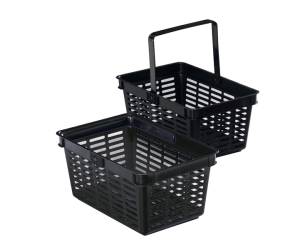 Shopping Basket - 40 x 30 x 25 cm - 19 lt - nero - Durable - 1801565060 - DMwebShop - 1