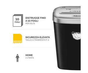 Distruggidocumenti 53C - a frammenti - Fellowes - 4653101 - 43859646906 - DMwebShop - 1