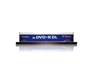 Scatola 10 DVD+R Dual Layer - serigrafato Spindle - 8,5 Gb - Verbatim - 43666 - 23942436669 - DMwebShop - 1
