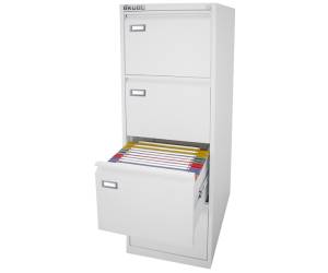 Classificatore Kubo per cartelle sospese 4 cassetti 46 x 62 x 132 cm bianco - 8055